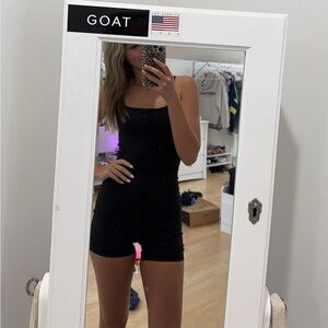 Black Strapless Jumpsuit